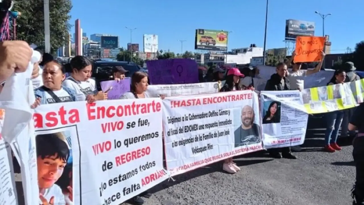 Búsqueda de Kimberly Moya en Edomex. | Foto: X (@Alberto_Rubio)