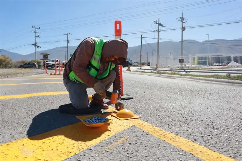 imagen recuadro Detallado en obra de Misión Cerritos, Saltillo / Foto: Gobierno de Saltillo