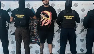 Winnie Pooh es detenido tras asaltar una barber shop en Guadalupe