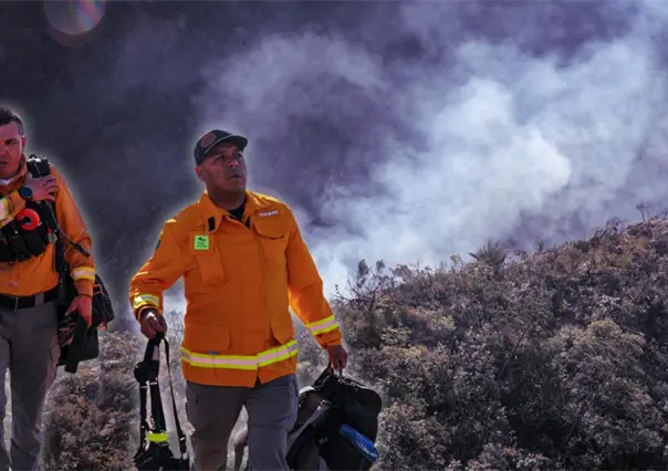 Incendio en Cerro de las Mitras activa operativo aéreo de Protección Civil de Nuevo León