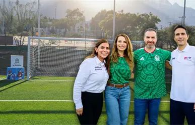 ¡Golazo del Gobierno de Monterrey! Rehabilita cancha y fomenta la convivencia familiar