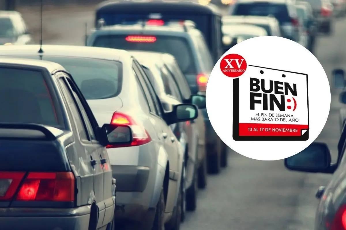 Se prevé se registren complicaciones viales en el centro de Monterrey con motivo de El Buen Fin 2025 en Nuevo León. Foto: Canva / Facebook El Buen Fin