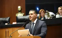 Omar García Harfuch recorre Uruapan previo a reunión con la alcaldesa Grecia Quiroz