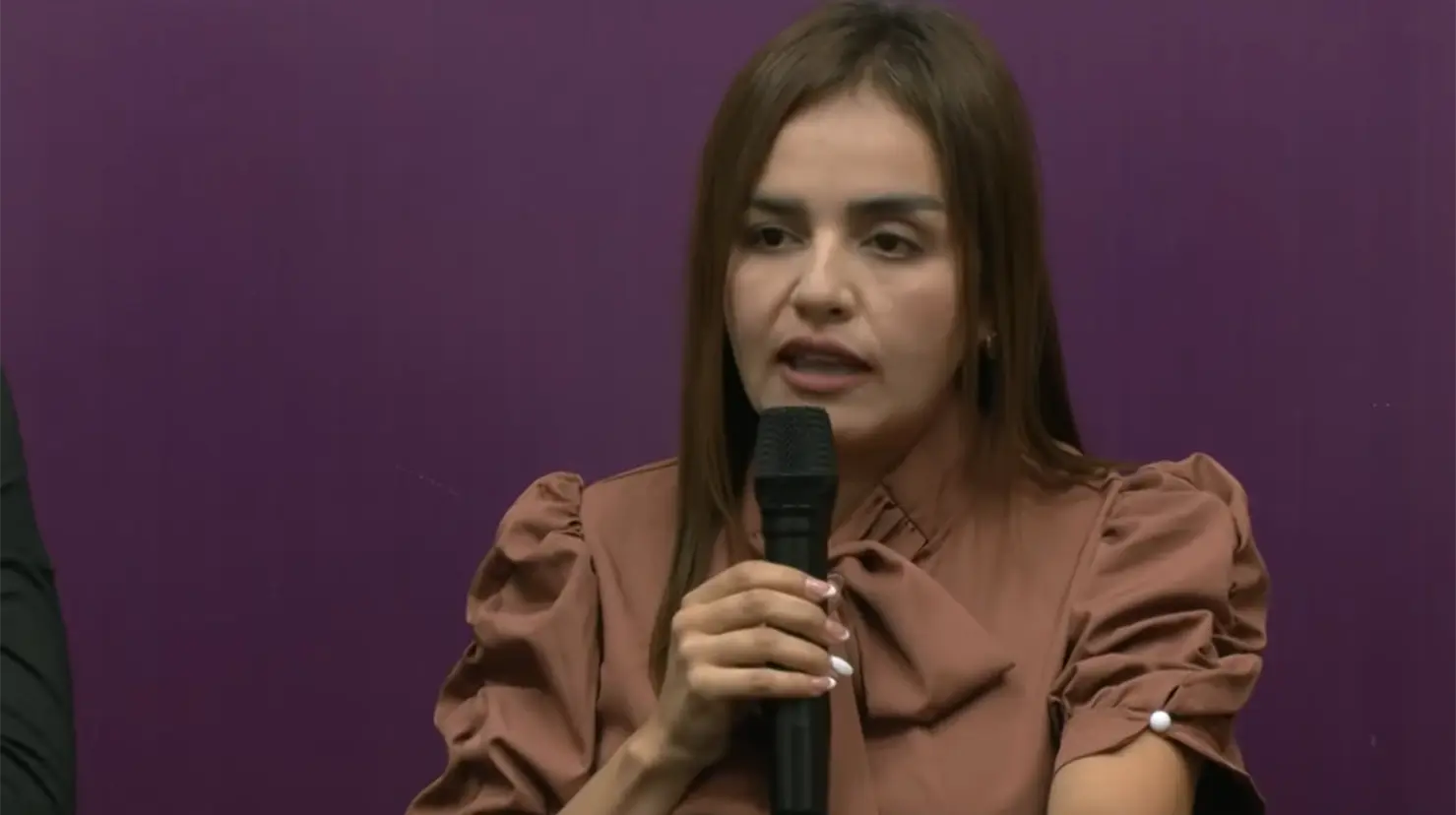 Grecia Quiroz afirma que no dará ni un paso atrás tras asesinato de Carlos Manzo. Foto: X