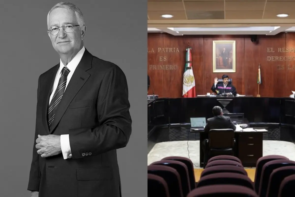 Ricardo Salinas Pliego/Sesión de la SCJN Foto: X(Twitter) @RicardoBSalinas/Suprema Corte