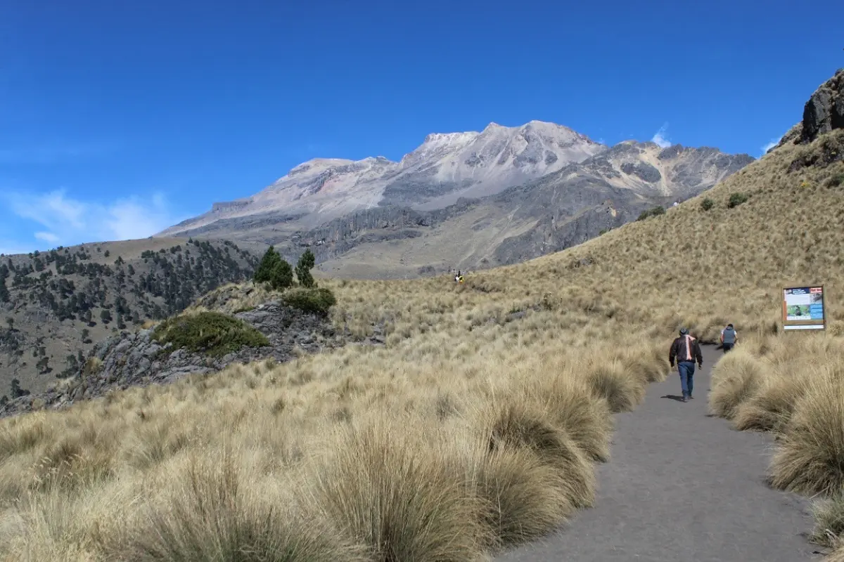 Sendero del Parque Nacional del Iztaccíhuatl Popocatépetl. Foto: Gobierno de México