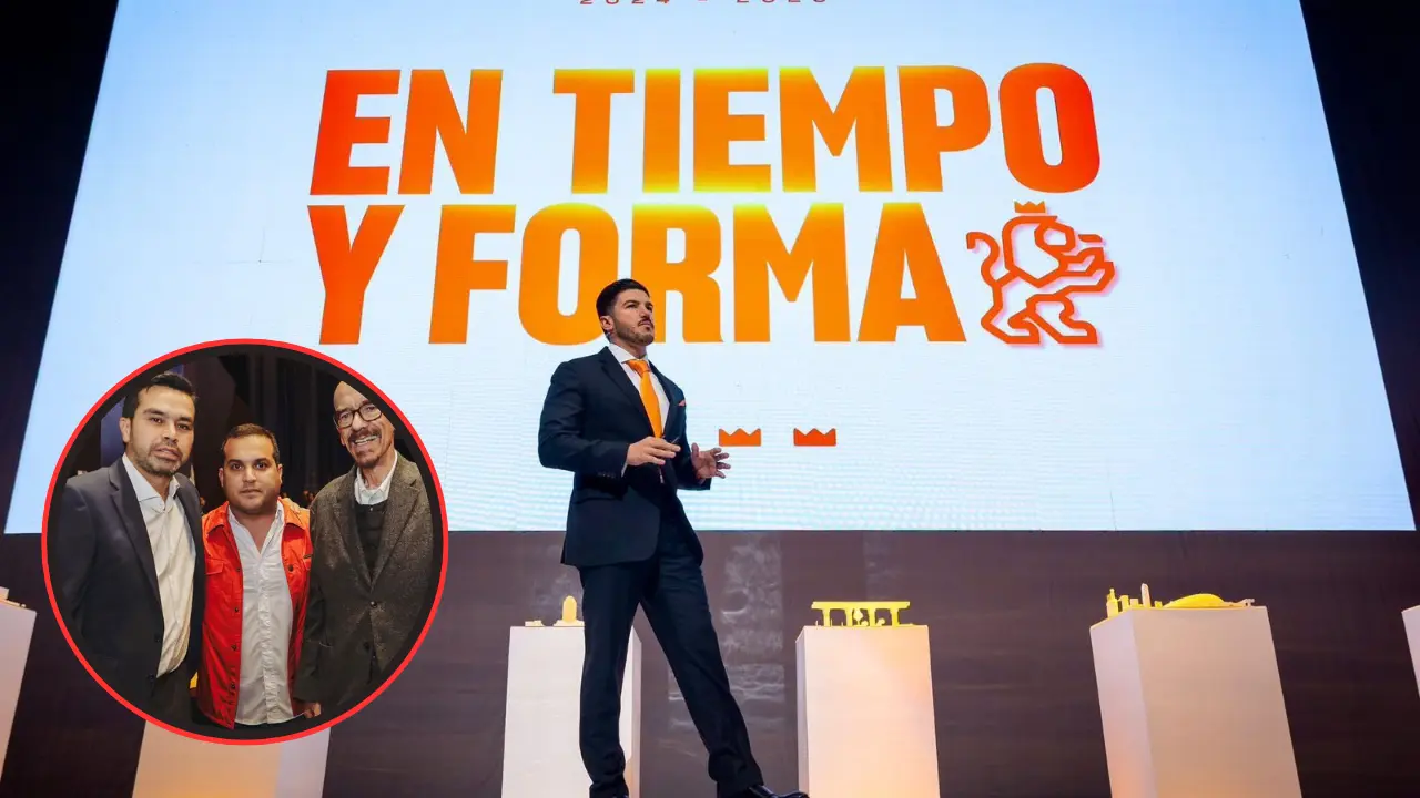 Juanjo Salazar asiste al cuarto informe de Samuel García en tiempo y forma. FOTO | POSTA