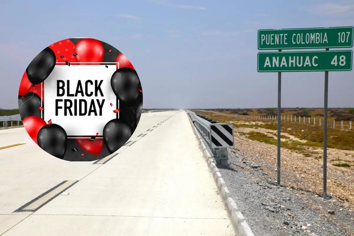 Los regios podrán viajar a McAllen, Texas, a través de la carretera La Gloria-Colombia para realizar compras en Black Friday. Foto: Facebook Gobierno de Nuevo León / LUUNA