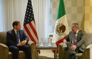 Juan Ramón de la Fuente se reúne con Marco Rubio en Ontario, Canadá, en el marco del G7