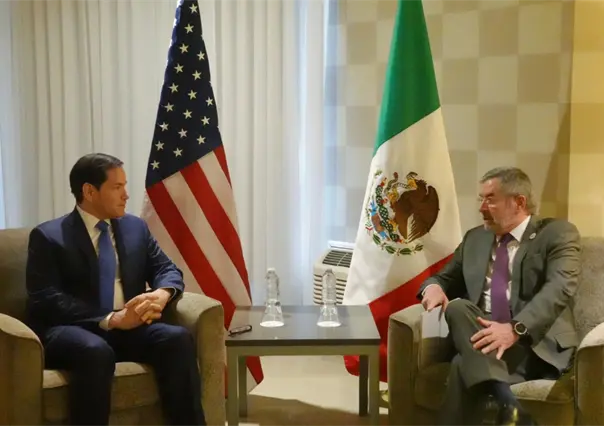 Juan Ramón de la Fuente se reúne con Marco Rubio en Ontario, Canadá, en el marco del G7