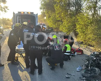 Motociclista grave tras chocar contra pipa en Santa Catarina