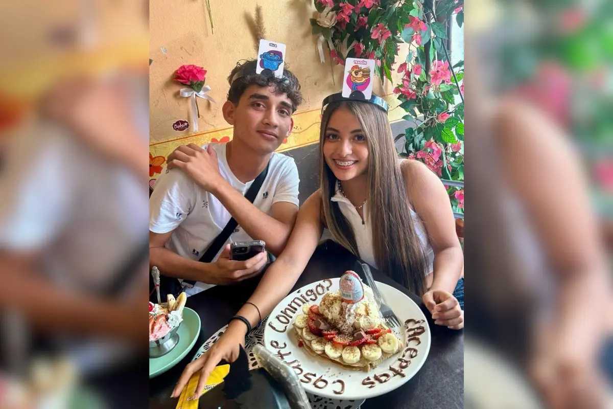 La pareja conformada por Josué y Paola se volvió viral en Tamaulipas luego de compartir su compromiso en redes sociales. Foto: Victoria Jiménez
