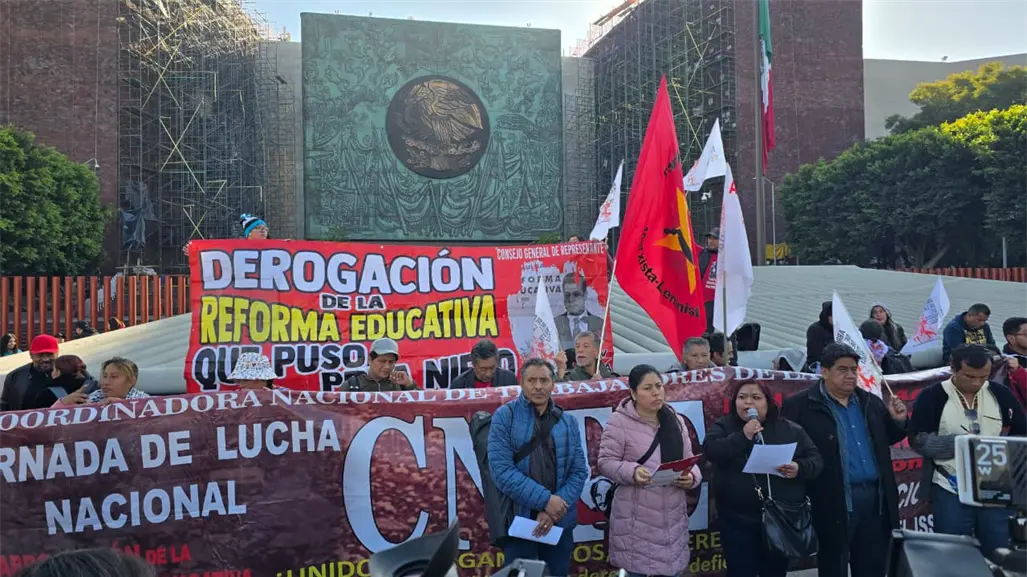 EN VIVO | CNTE inicia paro nacional en CDMX con docentes de Oaxaca, Michoacán y Guerrero; exigen cumplimiento de acuerdos laborales