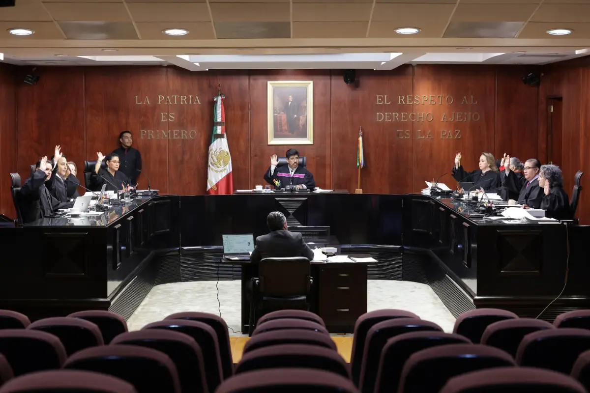 Pleno de la Suprema Corte de Justicia de la Nación. Foto: X (@SCJN)