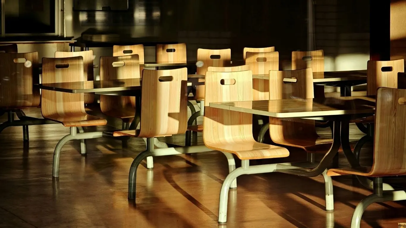 Imagen de referencia, aulas vacías por el megapuente. Foto: Canva