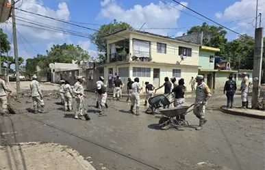 Terminan labores de limpieza en 5 estados afectados por lluvias; reconstrucción iniciará en 2 semanas