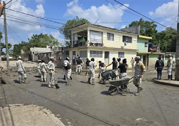 Terminan labores de limpieza en 5 estados afectados por lluvias; reconstrucción iniciará en 2 semanas