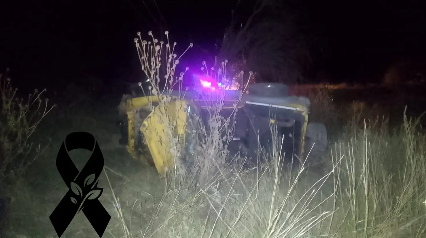 Una volcadura ocurrió en un camino rural del municipio de Vicente Guerrero. | Foto: Especial.