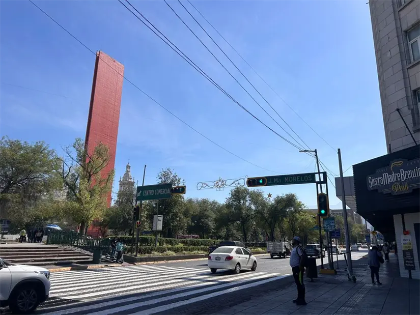 imagen recuadro Macroplaza de Monterrey. Foto: POSTA