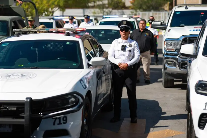 Con el fin de proteger a las familias en el Buen Fin 2025, San Pedro refuerza su seguridad en las áreas comerciales. Foto: Yarince Torres