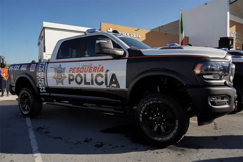 imagen recuadro Unidad de policía del municipio de Pesquería Foto: Gobierno municipal