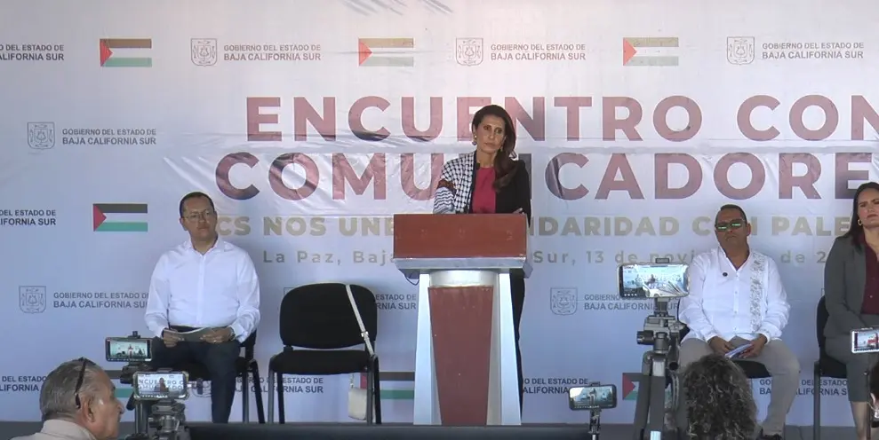 "No es político": PT en BCS aclara acompañamiento a embajadora palestina en su gira por México