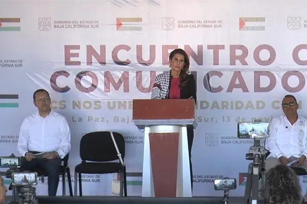 "No es político": PT en BCS aclara acompañamiento a embajadora palestina en su gira por México "No es político": PT en BCS aclara acompañamiento a embajadora palestina en su gira por México