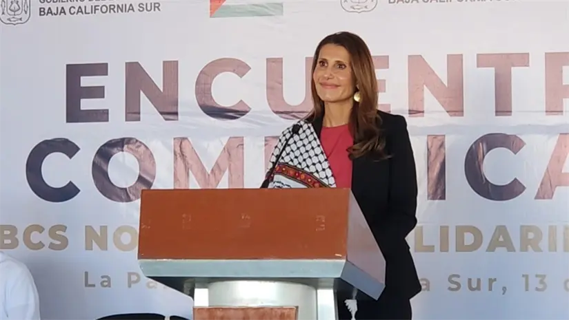Nadya Rasheed, embajadora de Palestina. Foto: Rocío Casas / POSTA Baja California Sur.