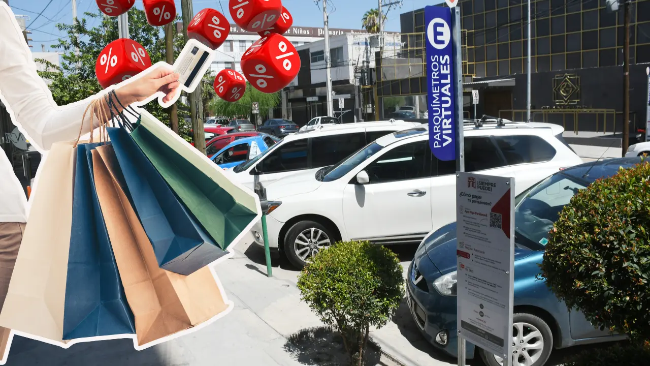 Torreón cuenta actualmente con alrededor de 2 mil 200 espacios de parquímetro, la mayoría integrados al sistema digital mediante la aplicación Kigo Parkimóvil./Foto: Cortesía/ Canva