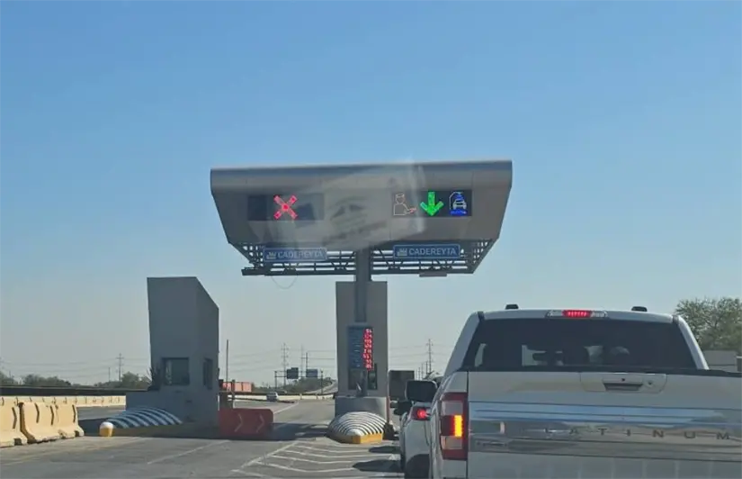 imagen recuadro La caseta Laredo-Miguel Alemán ofrece una ruta directa y rápida para ahorrar tiempo. Foto: Google Maps