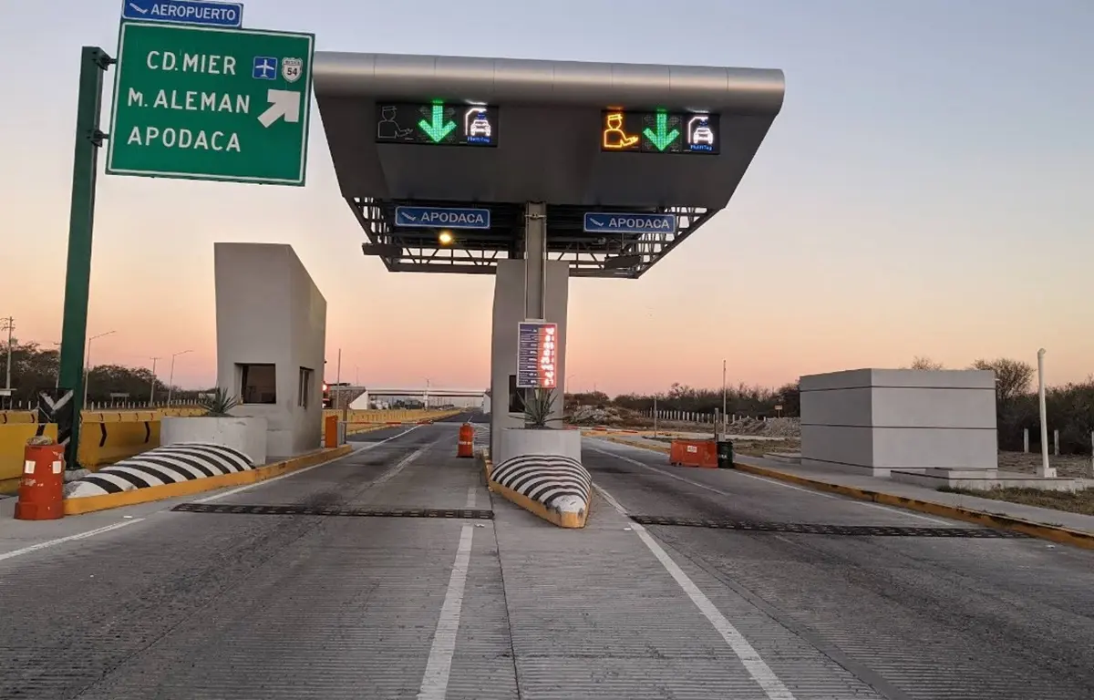La caseta Laredo-Miguel Alemán forma parte de un circuito de carreteras operadas por la Red Estatal de Autopistas (REA). Foto: Google Maps