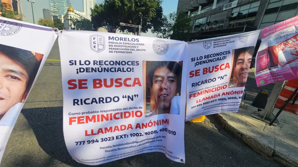 Colectivos feministas bloquean Paseo de la Reforma; exigen justicia por feminicidio de Mailyn en CDMX