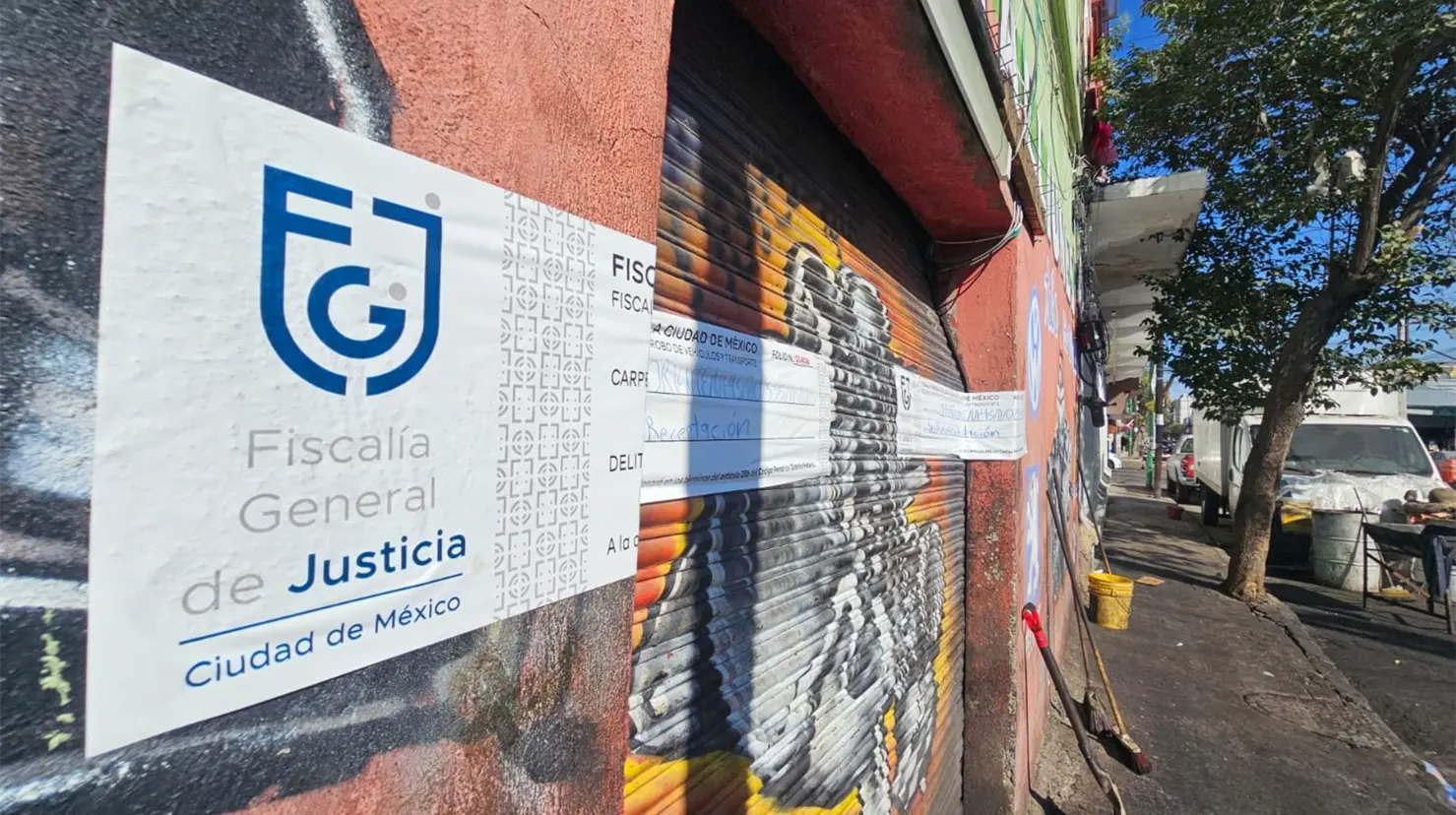 Decomisan autopartes ilícitas en la colonia Peralvillo. Foto: Luis Antonio Alfaro