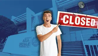 Agua y Drenaje de Monterrey informa cierre de oficinas por puente; atención será limitada