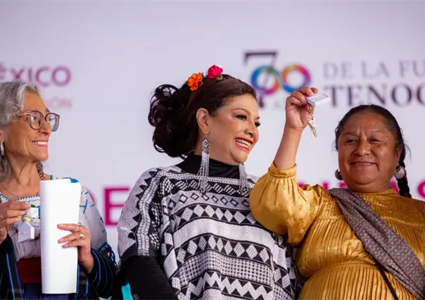 Entrega Clara Brugada 120 viviendas a comunidades indígenas de la CDMX y anuncia apoyos en construcción y renta