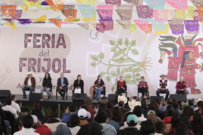 imagen recuadro Inauguración de la Feria del Frijol. Foto: X @SSaludCdMx