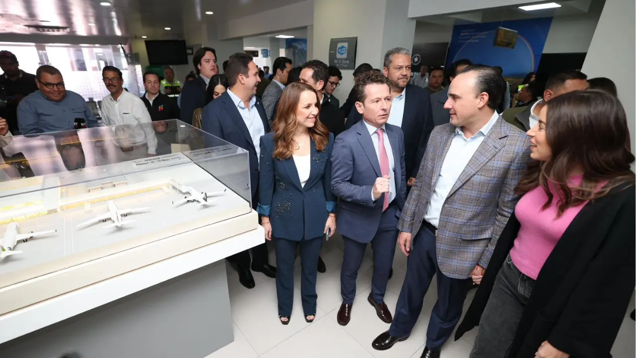 El proyecto de modernización del Aeropuerto Internacional de Saltillo contempla una inversión de 600 MDP/Foto: Gobierno de Coahuila