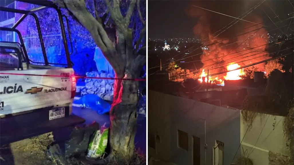 Violencia en Guadalajara deja un herido, un muerto y dos viviendas incendiadas