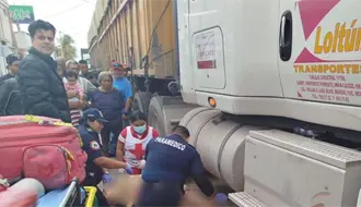 Abuelita es atropellada por un tráiler en Progreso: así ocurrió el accidente que alarmó al puerto