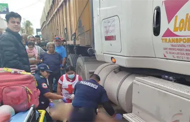 Abuelita es atropellada por un tráiler en Progreso: así ocurrió el accidente que alarmó al puerto