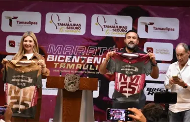 Así es la playera del Maratón Bicentenario Tamaulipas 2025 en Matamoros