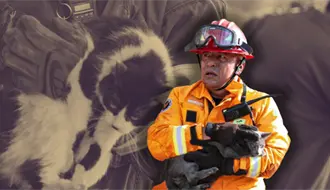 ¡Héroes sin capa! Rescatan a cinco michis y un lomito entre humo y llamas en Valle de Infonavit