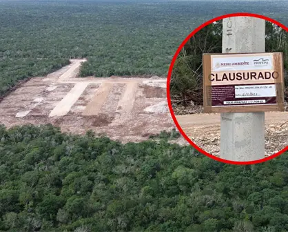 Clausura PROFEPA obras de Crío en el sitio maya Tzemé en Kinchil tras daños ambientales y arqueológicos