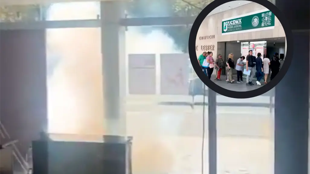 VIDEO | Explosión en oficinas del Poder Judicial de la CDMX: así estalló un petardo durante la protesta