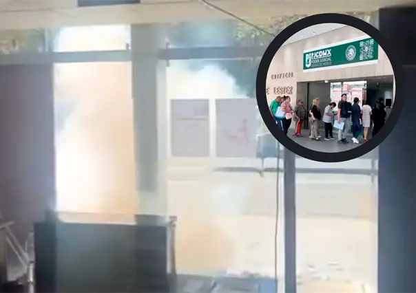 VIDEO | Explosión en oficinas del Poder Judicial de la CDMX: así estalló un petardo durante la protesta