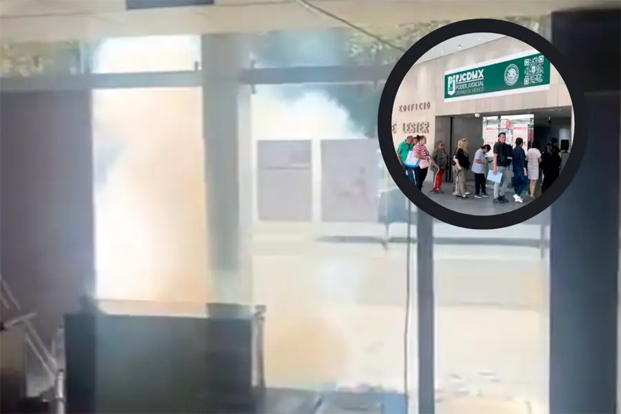 VIDEO | Explosión en oficinas del Poder Judicial de la CDMX: así estalló un petardo durante la protesta