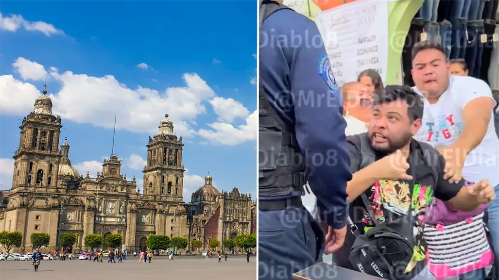 VIDEO | Agreden a pareja en el Centro Histórico tras pedir cambiar una prenda; autoridades ignoran riña