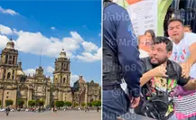 VIDEO | Agreden a pareja en el Centro Histórico tras pedir cambiar una prenda; autoridades ignoran riña VIDEO | Agreden a pareja en el Centro Histórico tras pedir cambiar una prenda; autoridades ignoran riña