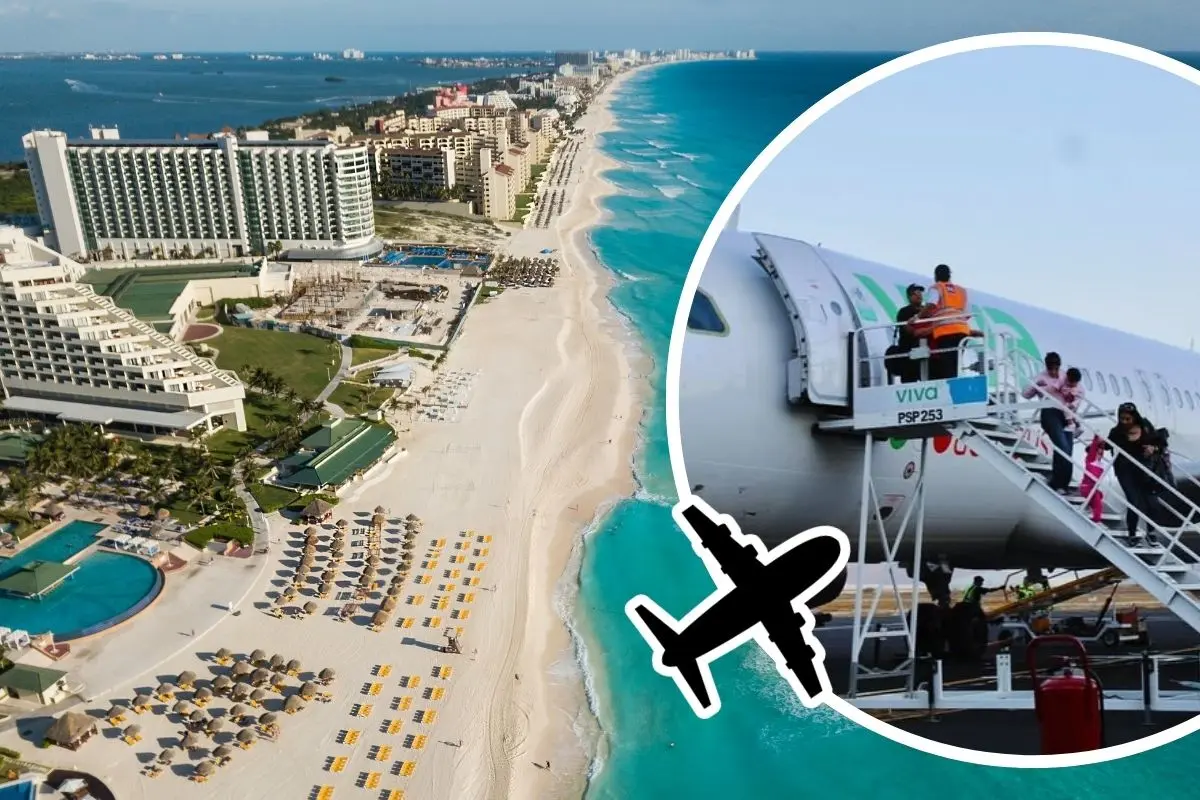 Aeropuerto de Saltillo planifica vuelos a Cancún / Foto. Mundo Travel Saltillo | Canva