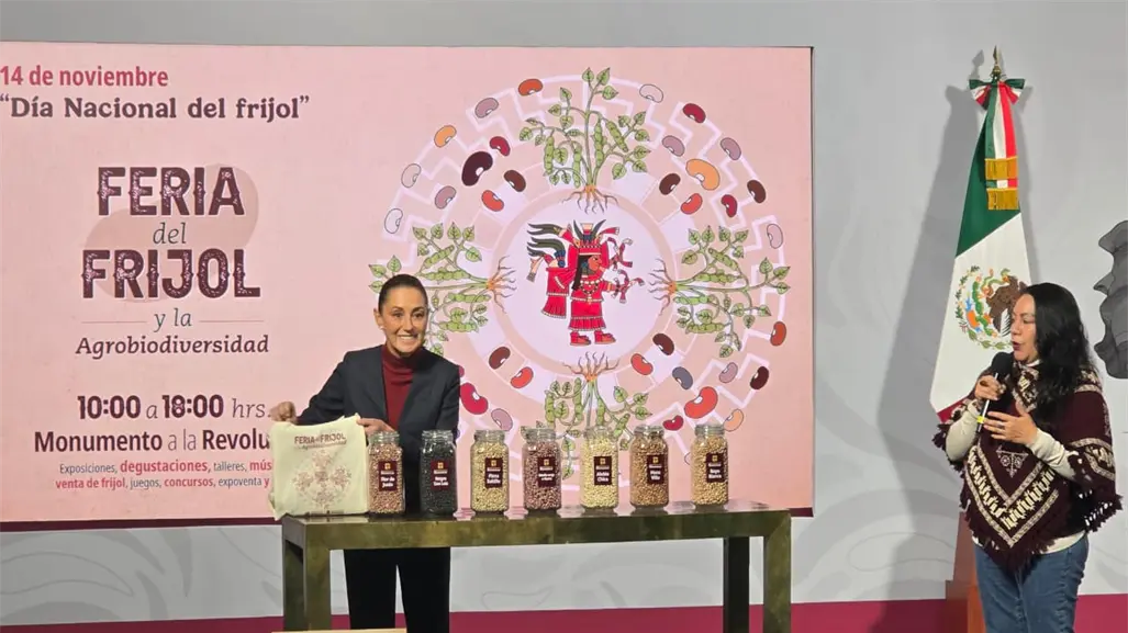 Claudia Sheinbaum impulsa en CDMX la Feria del Frijol ante caída histórica en su consumo